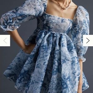 Selkie Tolie Puff Sleeve Mini Dress